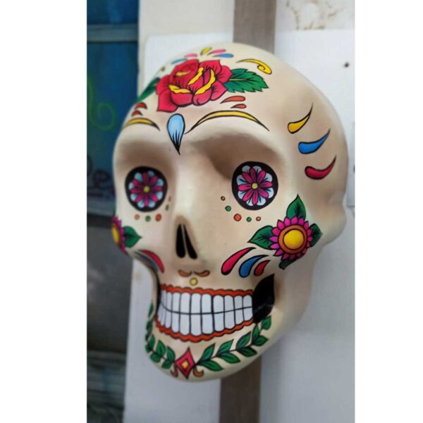 Escultura de calavera 3D